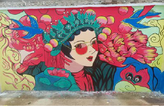 武汉墙体彩绘-网红墙