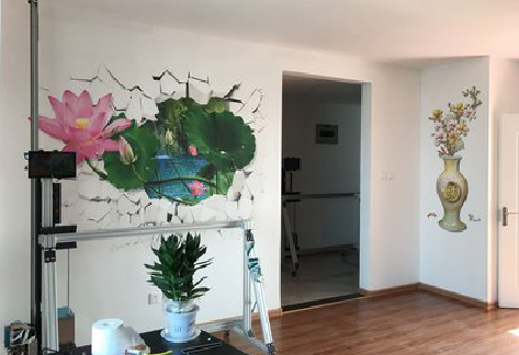 武汉墙体彩绘相比墙纸的优势。