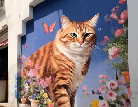 武汉自己绘制有个性的手绘墙